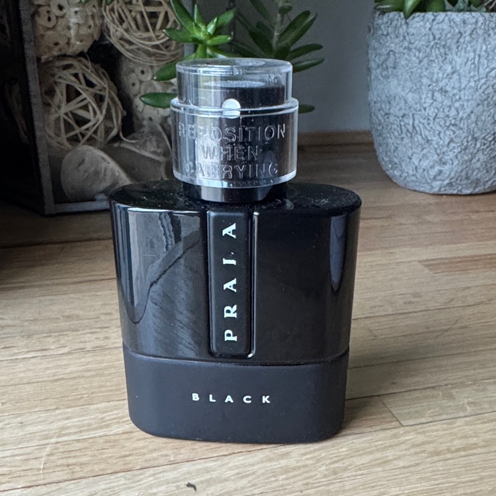Prada Black Glossy Black Fragrance Bottle